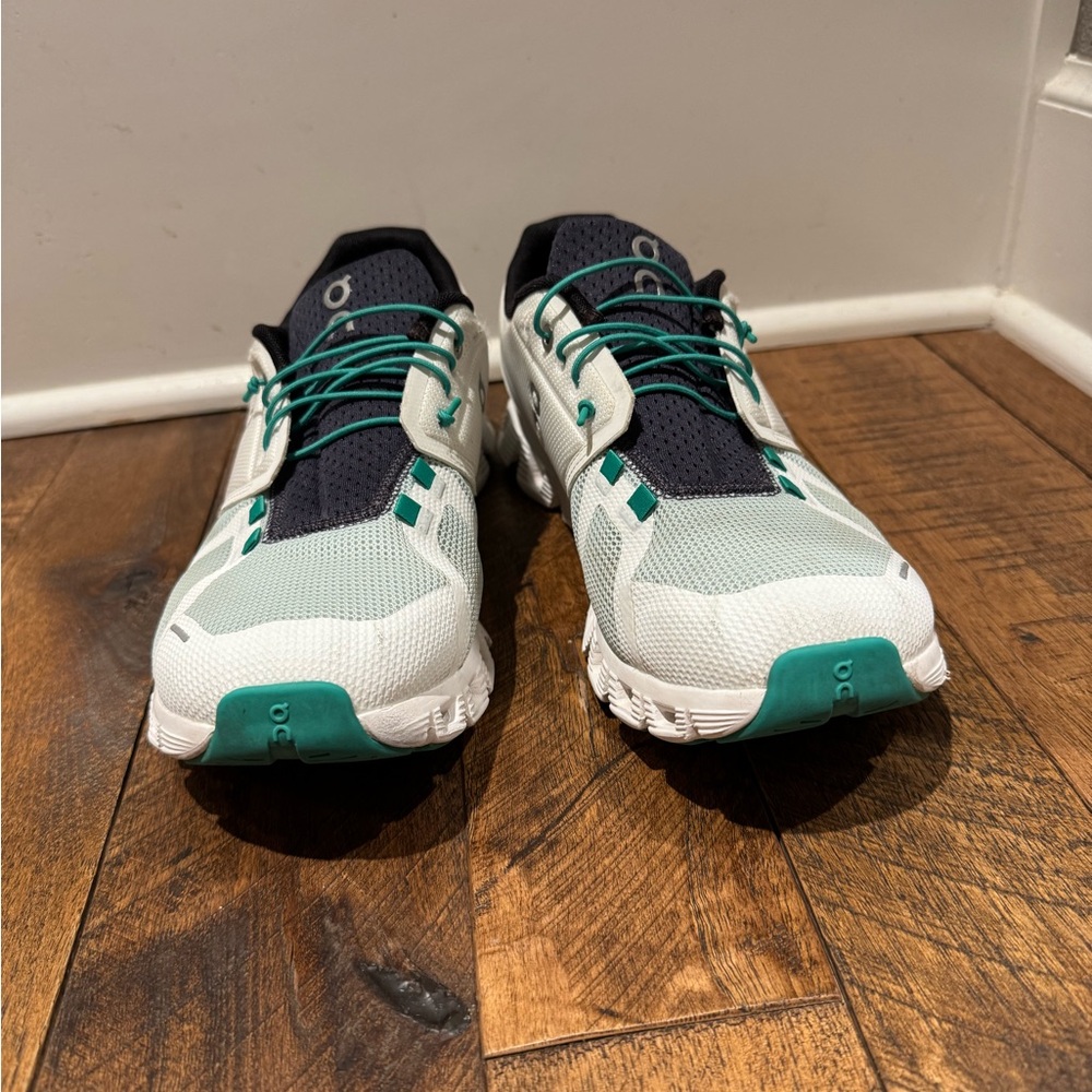 On Running Men's Shoes - Blue and Green - size 9.5
